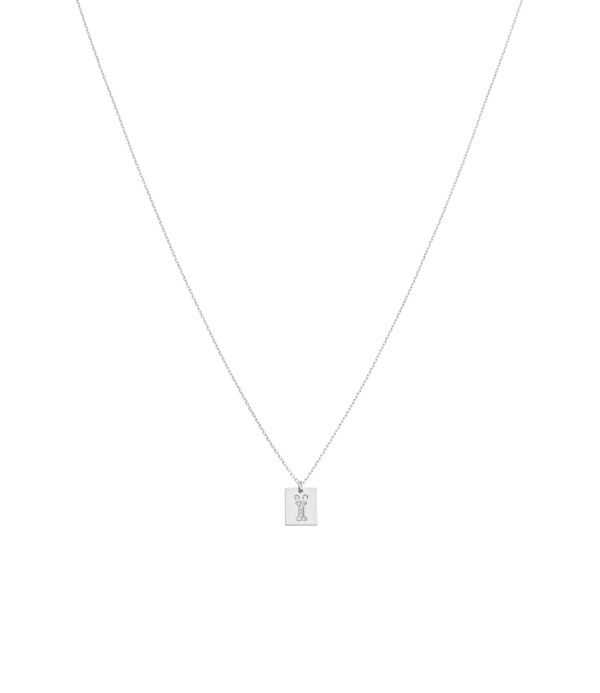 Necklaces Essence Necklace, diamonds, white gold with fast delivery from Guzema