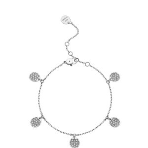 Flats Quintet Bracelet, diamonds, white gold