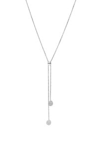 Custom Necklaces Flats Tie Necklace, diamonds, white gold for a luxurious style