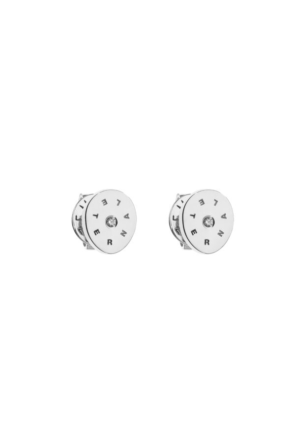 Earrings Flat Eternal Earrings, diamonds, white gold for stylish and elegant looks