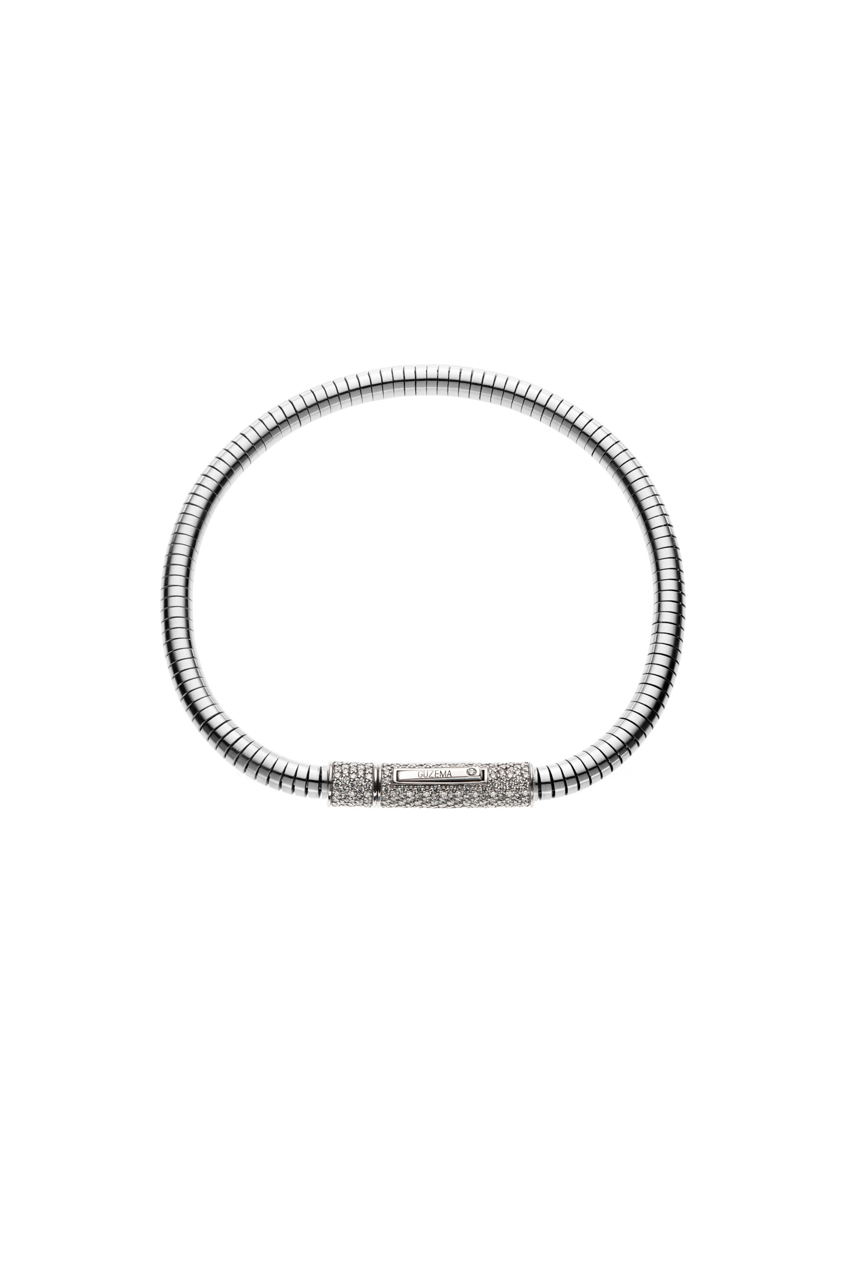 Bracelets Snake Bracelet, diamonds, white gold with high-end craftsmanship from Guzema