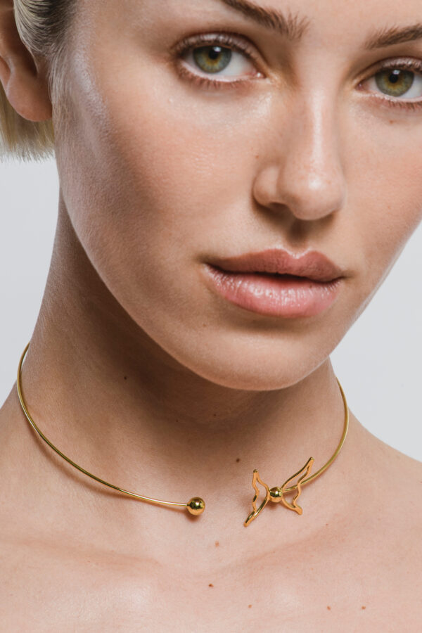Chokers Butterfly Choker, yellow gold available online with unique design