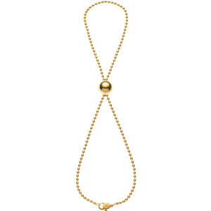 Orb Chain Bracelet, yellow gold