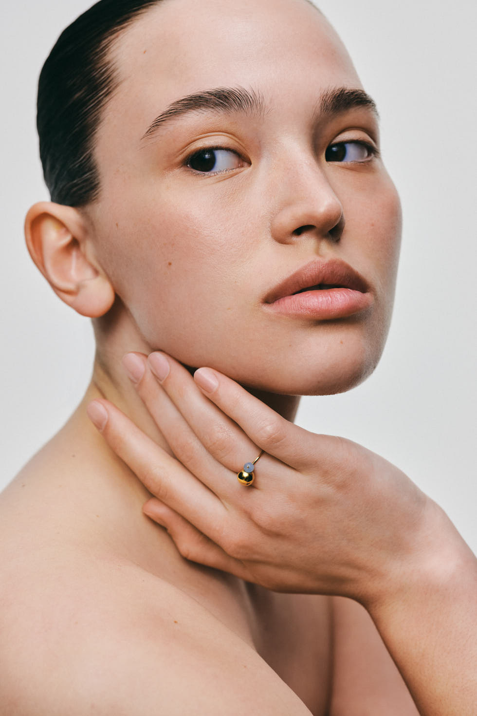 Rings Celestial Blue Ring, yellow gold available online with expert craftsmanship