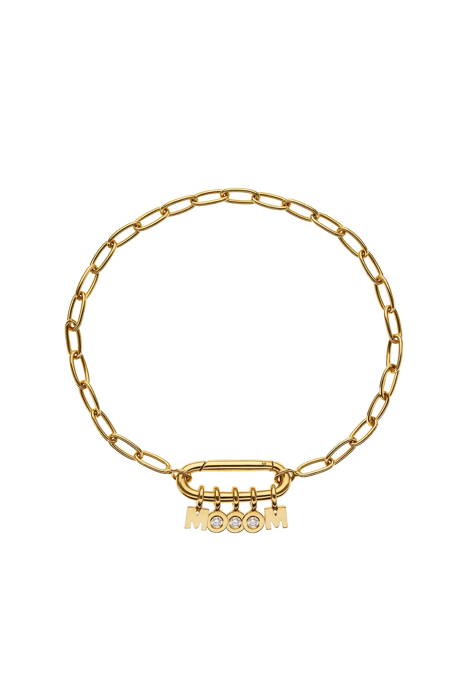 Bracelets MOM Bracelet, diamond, yellow gold with modern elegance
