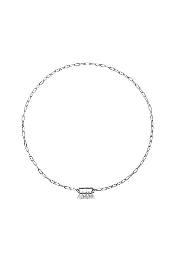 Necklaces MOM Necklace, diamond, white gold with fast delivery from Guzema