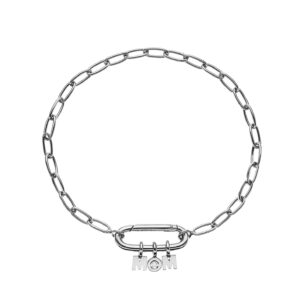 MOM Bracelet, diamond, white gold