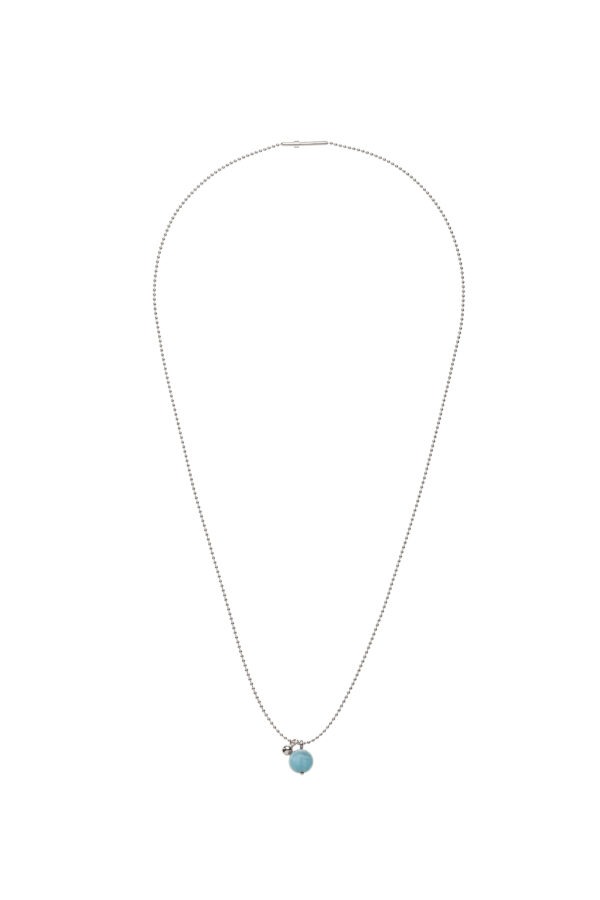 Necklaces Celestial Blue Charm Necklace, white gold with fast delivery from Guzema