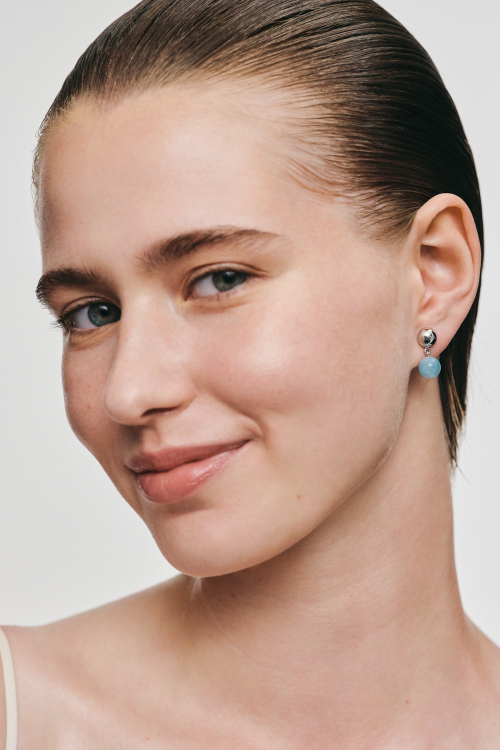 Earrings Celestial Blue Earrings, white gold for a unique and sophisticated look