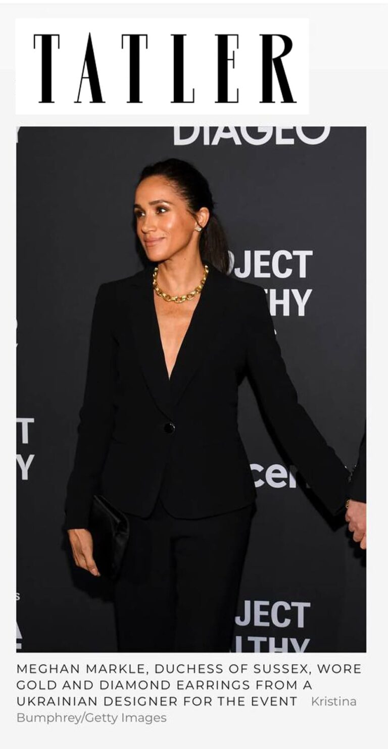 Meghan Markle showcased earrings from Ukrainian designer for high profile New York City gala