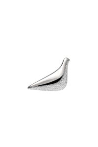 Brooches Bird Girl Brooch, diamonds, white gold for a sophisticated look