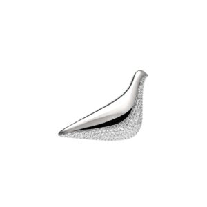 Bird Girl Brooch, diamonds, white gold