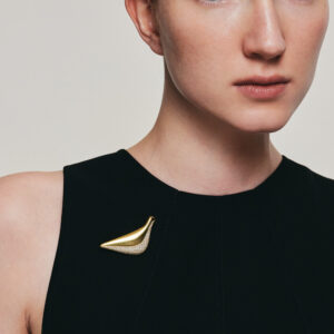 Bird Girl Brooch, diamonds, yellow gold