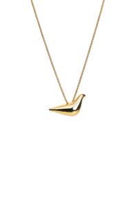 Necklaces Bird Girl Pendant, yellow gold with fast delivery from Guzema