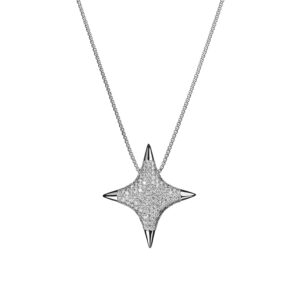 Star Pendant, white gold