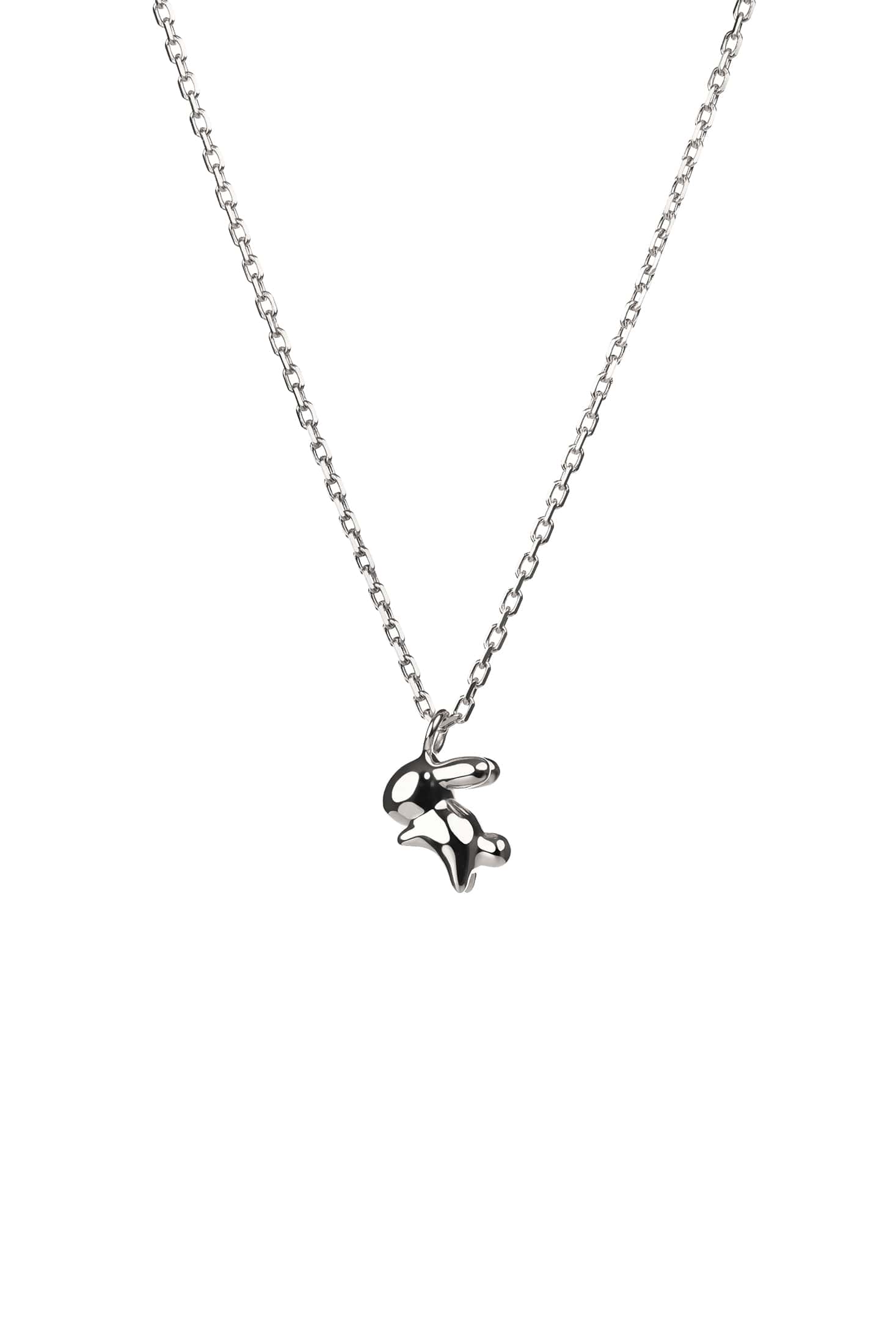 Exclusive Necklaces Rabbit Pendant, white gold from Guzema
