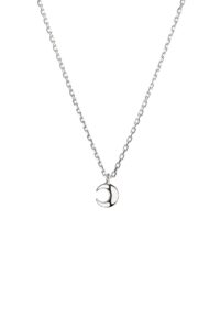 Custom Necklaces Mini Moon Pendant, white gold for a luxurious style
