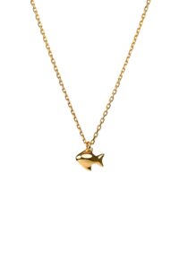 Exclusive Necklaces Fish Pendant, yellow gold from Guzema