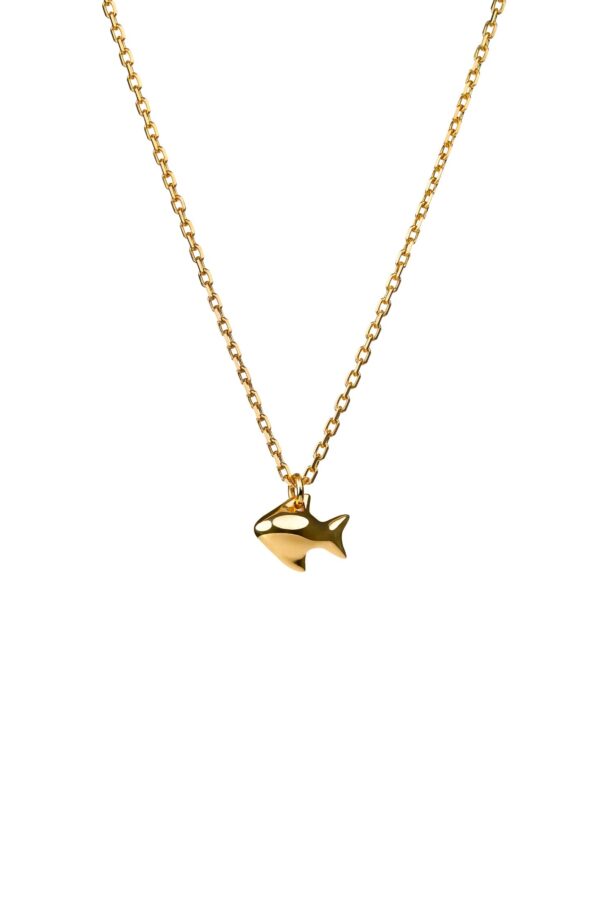 Exclusive Necklaces Fish Pendant, yellow gold from Guzema