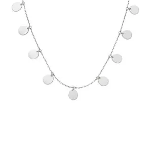 Multi Flats Necklace, white gold