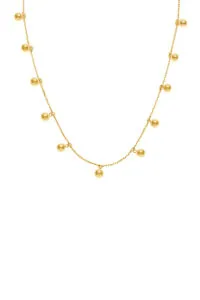 Necklaces Multi Orbs Necklace, yellow gold with fast delivery from Guzema