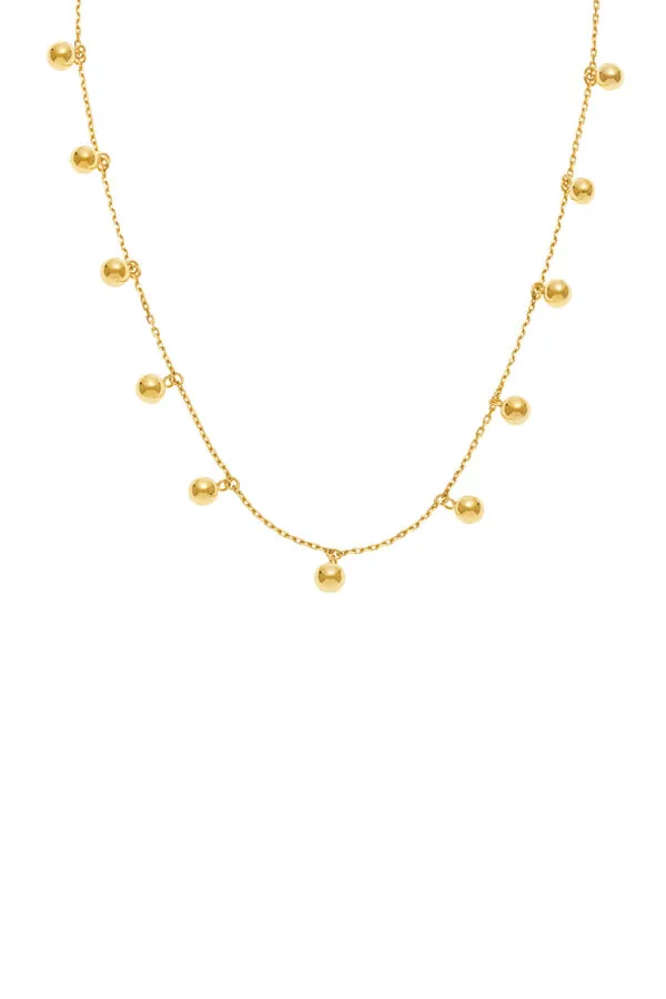 Necklaces Multi Orbs Necklace, yellow gold with fast delivery from Guzema