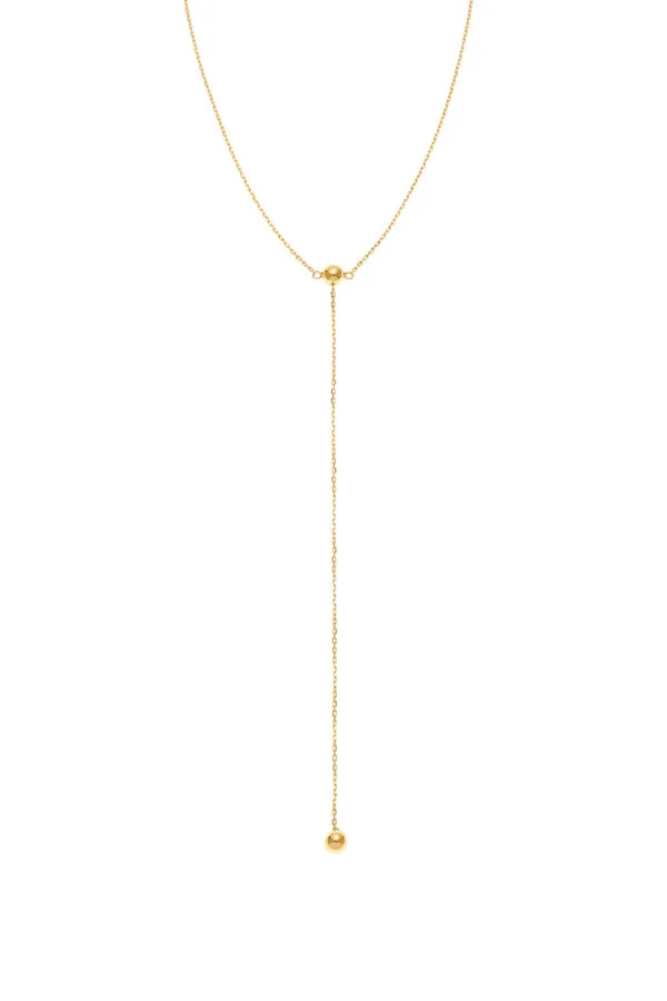Custom Necklaces Duo Transformer Necklace, yellow gold for a luxurious style
