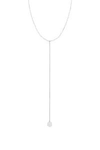 Exclusive Necklaces Mono Flat Necklace, white gold from Guzema