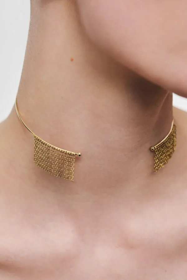 Chokers Chainfall Choker, yellow gold available online with unique design