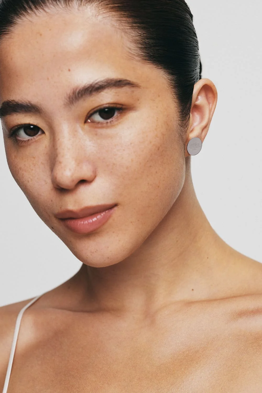 Earrings Mini I love you Earrings, white gold with timeless design by Guzema