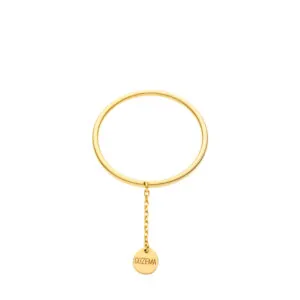 Mini Flat Ring, yellow gold