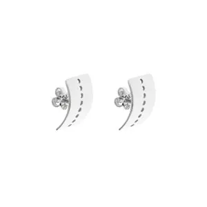 Dots Earrings, white gold