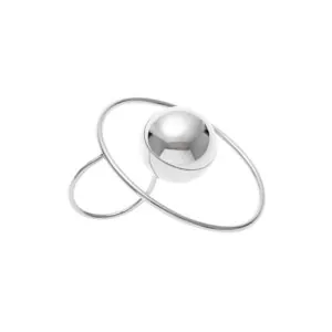 Bold Planet Ring, white gold
