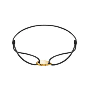 Vi Levare Cord Bracelet, yellow gold
