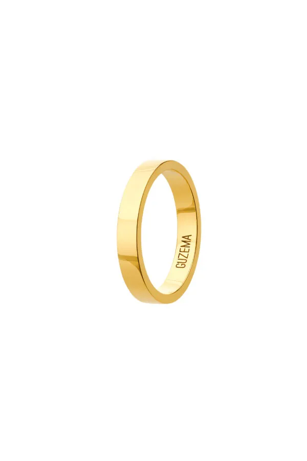 Rings True Wedding Ring, yellow gold with modern design available now