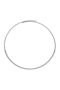 Chokers Spiral Choker, diamonds, white gold with exceptional quality