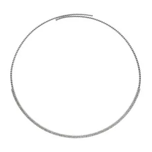 Spiral Choker, diamonds, white gold