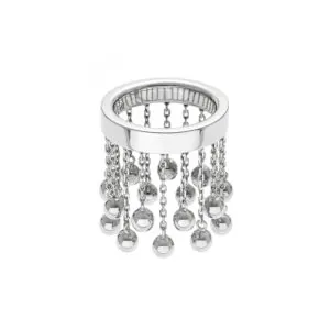 Orbs Chainfall Ring, white gold
