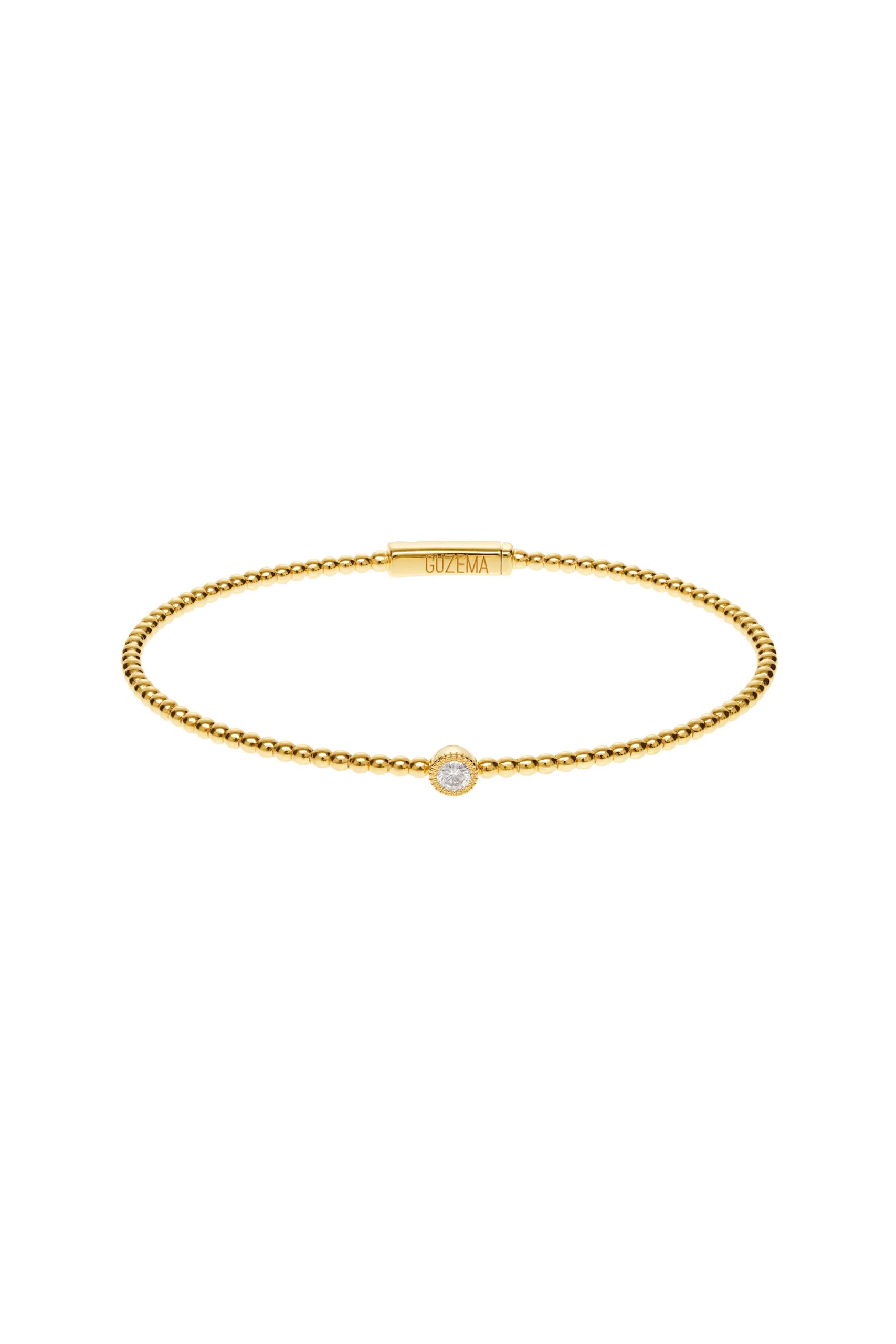 Bracelets Central Diamond Bracelet, yellow gold with high-end craftsmanship from Guzema