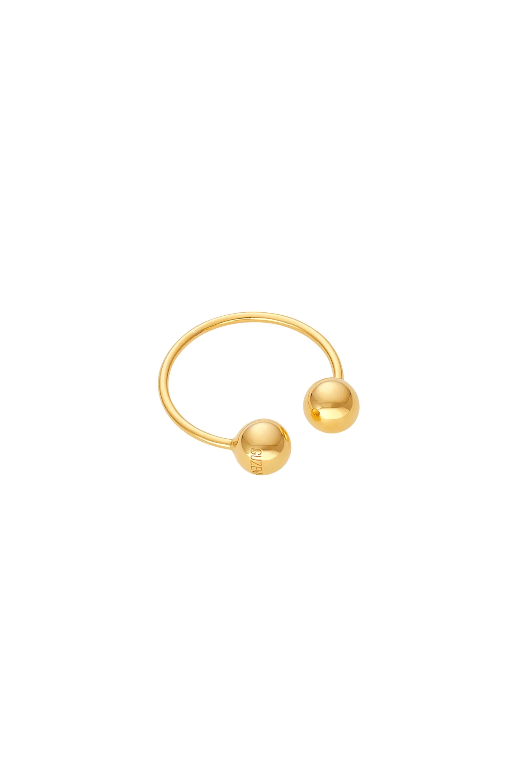 Rings Duo Orb Ring, yellow gold available online with expert craftsmanship