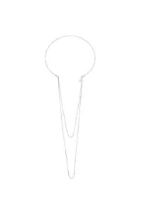 Chokers Chain Transformer Choker, white gold with a unique touch from Guzema