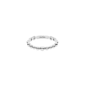 Beads Ring, white gold