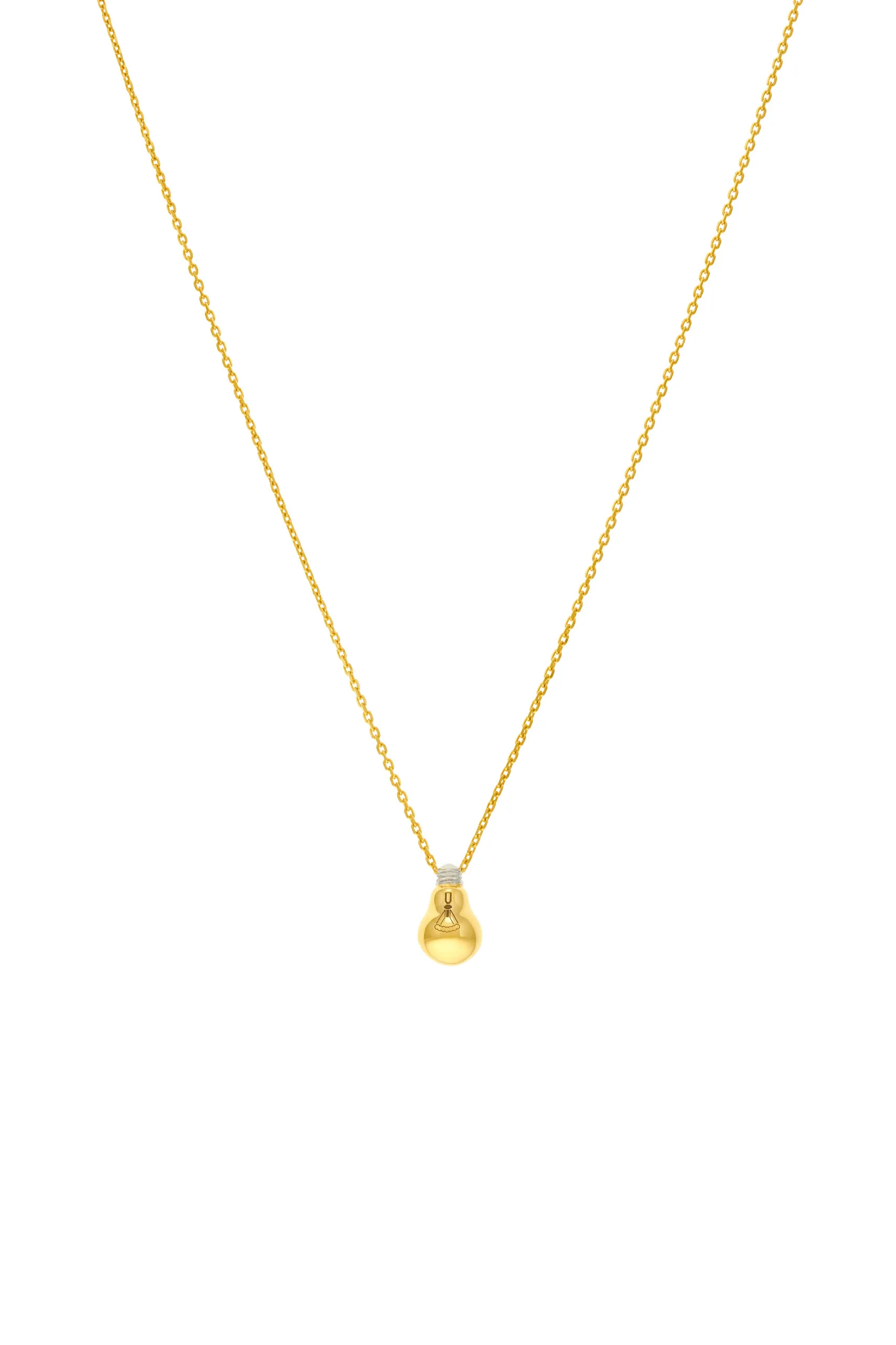 Exclusive Necklaces Bright Idea Pendant, yellow gold from Guzema