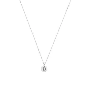 Necklace with Initial, white gold