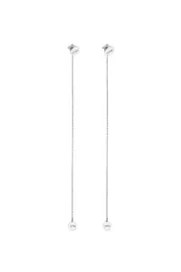 Earrings Duo Flat Transformer Earrings, white gold for a unique and sophisticated look