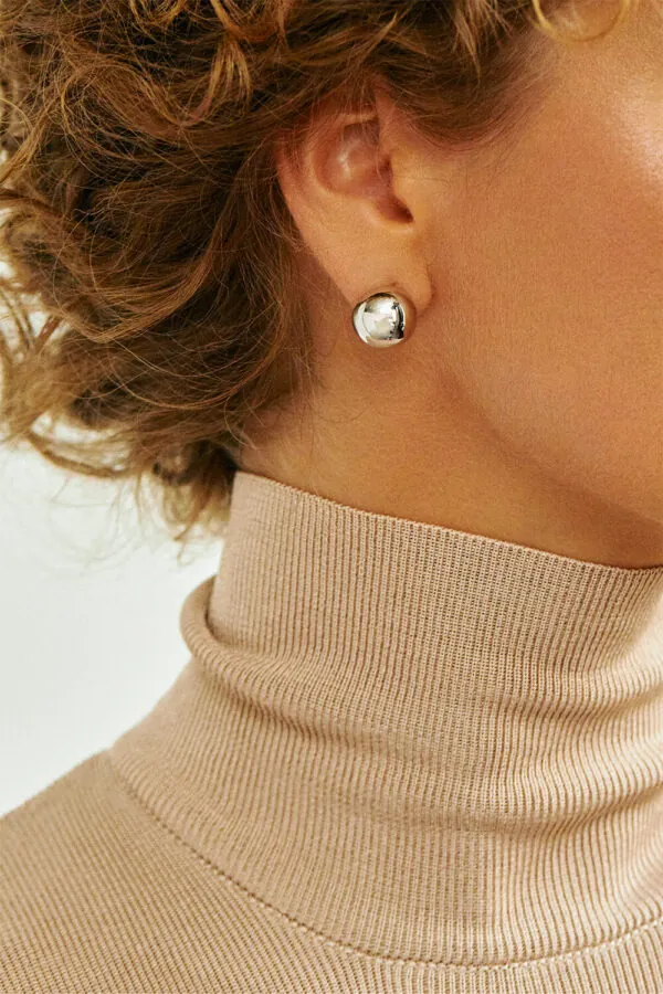 Earrings Mini Orbs Earrings, white gold for a unique and sophisticated look