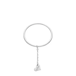 Mini Heart Ring, white gold