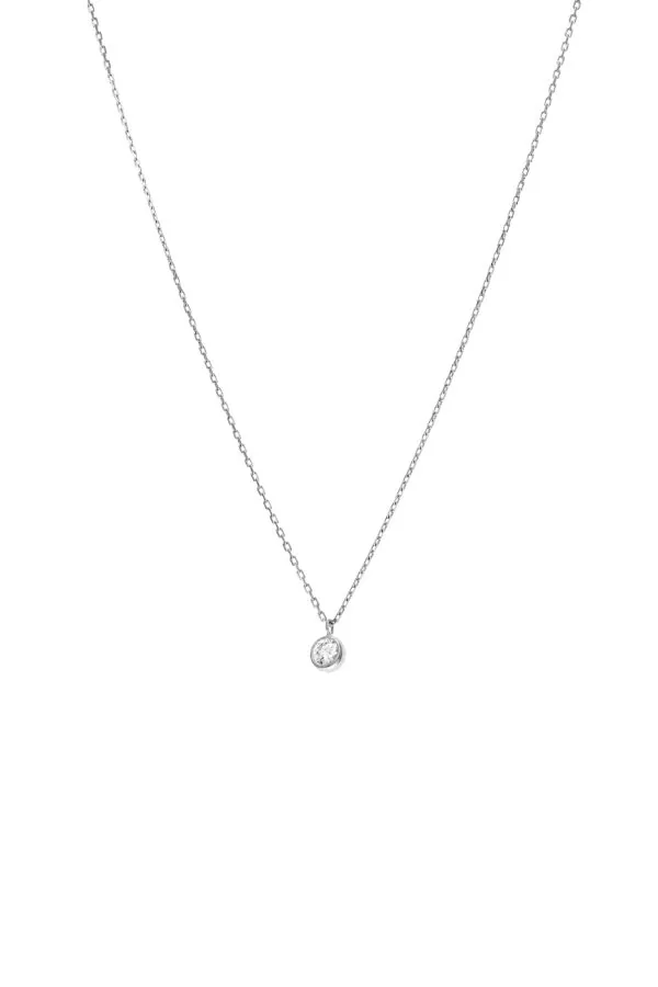 Necklaces Diamond Drop Necklace, white gold with fast delivery from Guzema