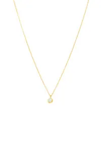 Custom Necklaces Diamond Drop Necklace, yellow gold for a luxurious style