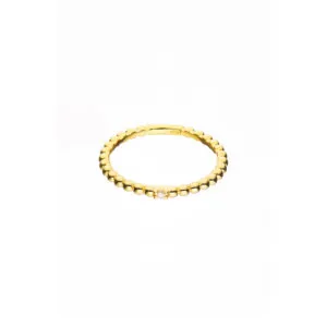 Mini Diamond Ring, yellow gold